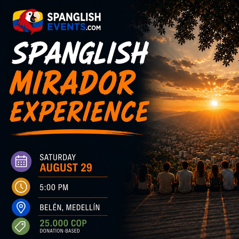 Spanglish Mirador Experience flyer